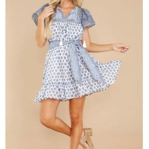 Cleobella Leah Mini Dress Hydrangea Mix Print